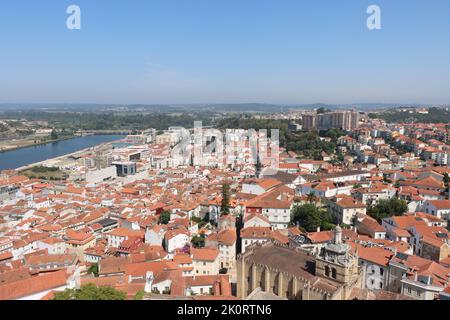 Coimbra tetti, Portogallo Foto Stock