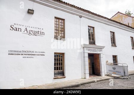 Bogotà Colombia,la Candelaria Centro Historico centro storico centrale Museo Claustro de San Augusteo Universidad Nacional de Colombia Foto Stock