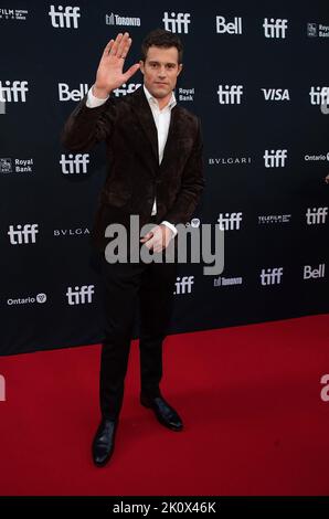 Toronto, Canada. 13th Set, 2022. Jake Picking partecipa alla prima "The Greatest Beer Run Ever" durante il Toronto International Film Festival 2022 alla Roy Thomson Hall il 13 settembre 2022 a Toronto, Ontario. Foto: PICJER/imageSPACE/Sipa USA Credit: Sipa USA/Alamy Live News Foto Stock