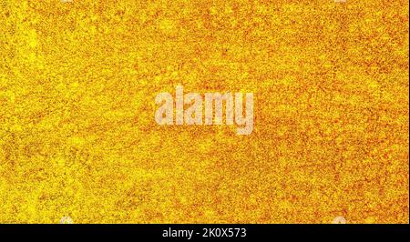 Parete dorata grunge sfondo testurizzato Foto Stock