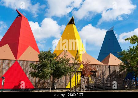 Les Etincelles del Palais de la decouverte a Parigi XV, Francia Foto Stock