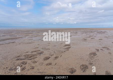 Paesaggio minimalista di Salt Lake Elton Foto Stock