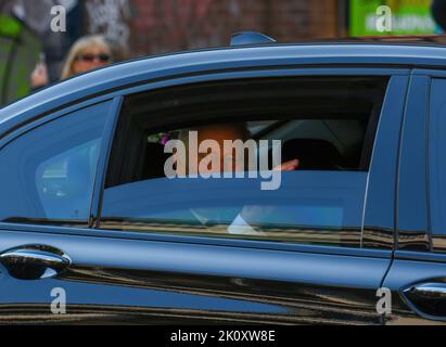 Re Carlo III visita Belfast - Martedì 13th settembre 2022 Foto Stock