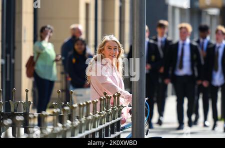 Re Carlo III visita Belfast - Martedì 13th settembre 2022 Foto Stock