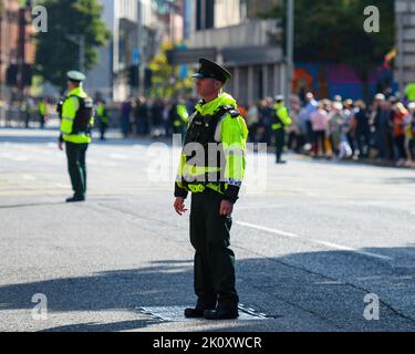 Re Carlo III visita Belfast - Martedì 13th settembre 2022 Foto Stock