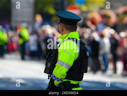 Re Carlo III visita Belfast - Martedì 13th settembre 2022 Foto Stock