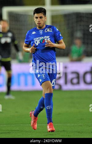 Fabiano Parisi giocatore di Empoli, durante la partita serieA campionato italiano Empoli vs Roma risultato finale, Empoli 1, Roma 2, partita disputata al Carlo Foto Stock