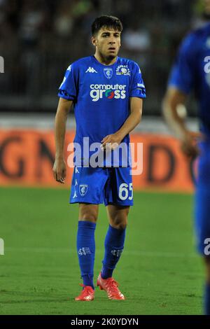 Fabiano Parisi giocatore di Empoli, durante la partita serieA campionato italiano Empoli vs Roma risultato finale, Empoli 1, Roma 2, partita disputata al Carlo Foto Stock