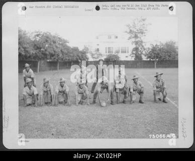 Aerei, Birmania, India & INDIA, GUERRA DI RICREAZIONE Foto Stock