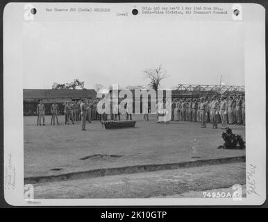 Aerei, Birmania, India & INDIA, RELIGIONE guerra Foto Stock