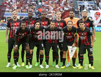 Milano settembre 14 2022 G. Meazza Stadium UEFA Champions League 2022/23 AC Milan Dinamo Zagabria in the Photo :AC Milan Antonio Saia Credit: Christian Santi/Alamy Live News Foto Stock