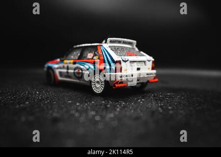 LANCIA – DELTA HF INTEGRA EVOLUZIONE MARTINI (VERSIONE NOTTURNA) N 4D.AURIOL – B.OCCELLI Foto Stock