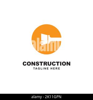 lettera c con pennello simbolo modello di disegno logo Illustrazione Vettoriale