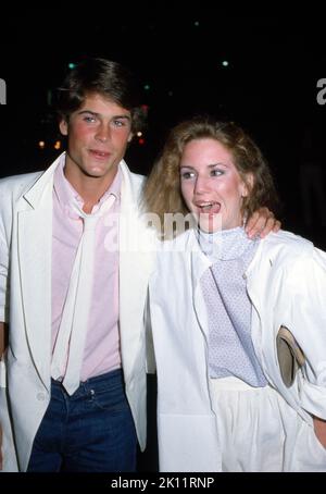 Rob Lowe e Melissa Gilbert Circa 1980's Credit: Ralph Dominguez/MediaPunch Foto Stock