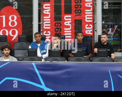 Milano settembre 14 2022 G. Meazza Stadium UEFA Champions League 2022/23 AC Milan Dinamo Zagabria nella Foto : Antonio Saia Credit: Christian Santi/Alamy Live News Foto Stock