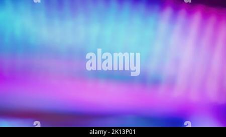 Lamina olografica al neon da sogno, fondo morbido iridescente. Foto Stock