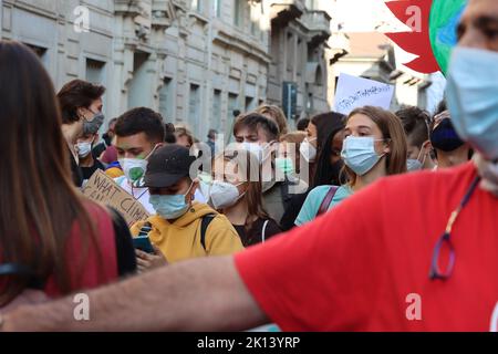 Greta Thunberg Venerdì per il futuro Foto Stock