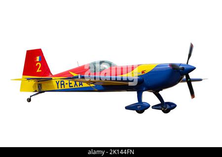 Aeromobili sportivi leggeri isolati su sfondo bianco. Foto Stock