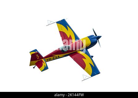 Aeromobili sportivi leggeri isolati su sfondo bianco. Foto Stock
