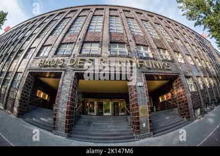 Haus des Rundfunks, RBB, Rundfunk Berlin Brandenburg, Masurenallee, Charlottenburg, Berlino, Deutschland, Europa, News, Aktuelles, rbb-Affäre, Foto Stock