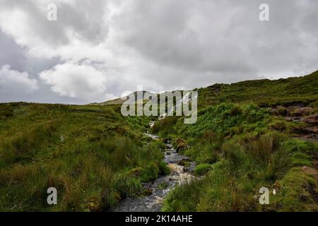 Cascate di Brides Veil, Isola di Skye Foto Stock