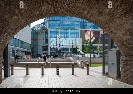Westfield Londra. Grande centro commerciale a White City, Londra, Inghilterra, Regno Unito Foto Stock