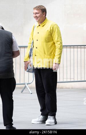 Il nuovo spettacolo politico della BBC domenica con Laura Kuenssberg è in mostra per la prima volta questa mattina, in sostituzione del Andrew Marr Show che era stato ospite Foto Stock