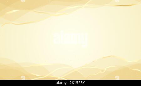 Lussuoso ed elegante, moderno Abstract Gold background con scintillante disegno giapponese Vector Foto Stock