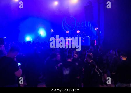 Riga, Lettonia. 15th Set, 2022. La band svedese OPETH suona al Palladium riga. Credit: Gints Ivuskans/Alamy Live News Foto Stock