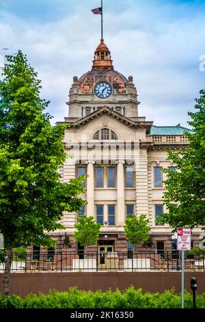 Una chiesa congregazionale di Green Bay, Wisconsin Foto Stock