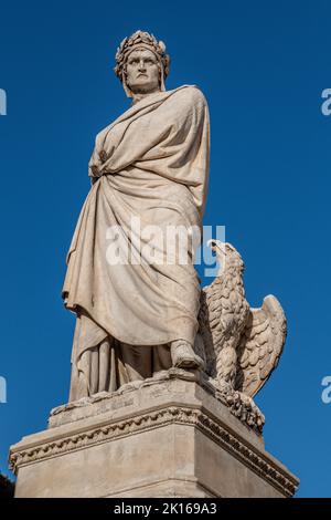 Basilica di Santa Croce - Chiesa francescana gotica facciata in marmo - Piazza di Santa Croce - Firenze Italia Foto Stock