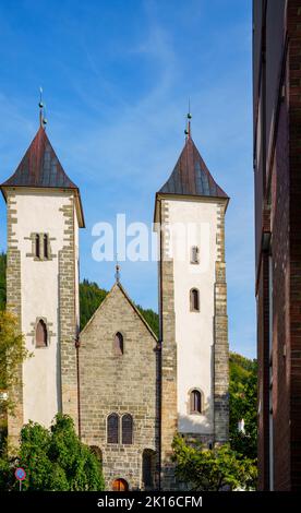 Chiesa di San Marys Mariakirken Bergen Norvegia Foto Stock