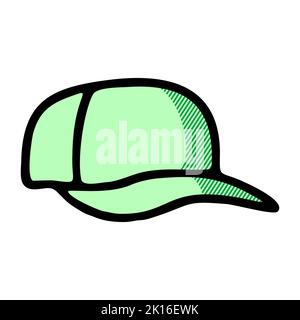 icona berretto da baseball isolata su sfondo bianco dalla collezione di moda. icona berretto da baseball berretto da baseball moderno e alla moda simbolo per logo, web, a. Foto Stock