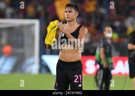 Roma, Italia. 15th Set, 2022. Paulo Dybala di AS Roma durante la partita della UEFA Europa League COME Roma contro Hjk Helsinki allo stadio Olimpico di Roma, 15th settembre 2022. Allshotlive/Sipusa Credit: Sipa USA/Alamy Live News Foto Stock