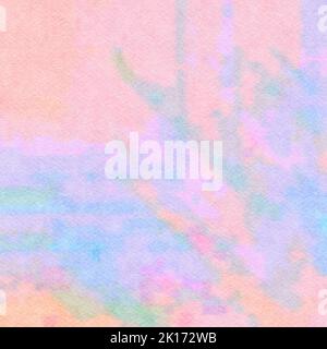 Sfondo olografico. Texture olografica color pastello in viola rosa, bei colori, carta da parati colorata in tela acquerello. Tex ad alta risoluzione Foto Stock