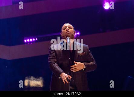 Nashville, Stati Uniti. 12th Set, 2022. Luke Combs si esibisce durante il CMT Giants: Vince Gill al Fisher Center for the Performing Arts il 12 settembre 2022 a Nashville, Tennessee. Foto: Amiee Stubbs/Sipa USA Credit: Sipa USA/Alamy Live News Foto Stock