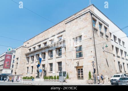 Sarajevo, Bosnia-Erzegovina - 3 giugno 2022: La Banca centrale della Bosnia-Erzegovina (bosniaca: Centralna banka Bosne i Hercegovine). Foto Stock