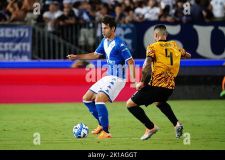 Stadio Mario Rigamonti, Brescia, Italia, 16 settembre 2022, Andrea Papetti (Brescia FC) durante il Brescia Calcio vs Benevento Calcio - Campionato Italiano di calcio Serie B. Foto Stock