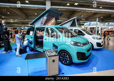 Parma, Italia. 16th Set, 2022. Citroen POSSL Campster durante il Salone del Camper 2022, Reportage a Parma, Settembre 16 2022 Credit: Independent Photo Agency/Alamy Live News Foto Stock