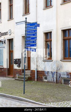 Nauen, una città di Brandeburgo in Germania Foto Stock