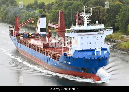 General Cargo Ship BBC OPAL Foto Stock