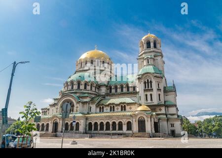 Sofia, Bulgaria - 6 giugno 2022: Cattedrale Alexander Nevsky. Cattedrale ortodossa bulgara di Sofia. Foto Stock