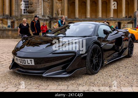 McLaren 600LT, in mostra al Salone Privé Concours d’Elégance Motor Show tenutosi a Blenheim Palace Foto Stock