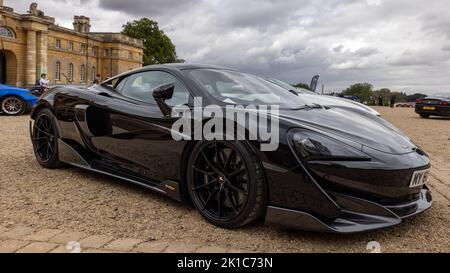 McLaren 600LT, in mostra al Salone Privé Concours d’Elégance Motor Show tenutosi a Blenheim Palace Foto Stock