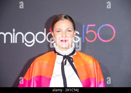 NEW YORK, NEW YORK - SETTEMBRE 09: Drew Barrymore partecipa a 2022 HARPER's Bazaar ICONS & Bloomingdale's 150th Anniversary il 09 Settembre 2022 a New Y Foto Stock