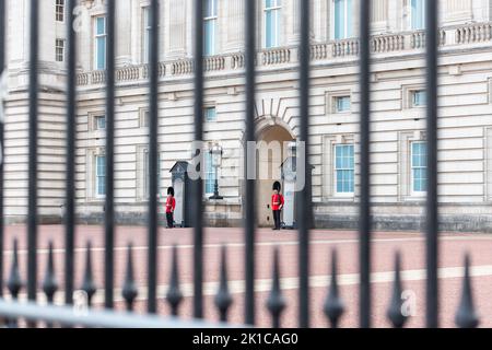 Londra, Regno Unito - Settembre 11 2022: Buckingham Palace la residenza reale del monarca del Regno Unito Foto Stock