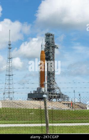 NASA Space Launch System a LC-39B Foto Stock