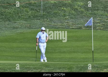 Roma, Italia. 17th Set, 2022. DS Automobiles 79th Italian Golf Open al Marco Simone Golf Club il 17 settembre 2022 a Roma Italia Credit: Independent Photo Agency/Alamy Live News Foto Stock