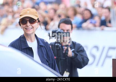 17 settembre 2022, Madrid, Madrid, Spagna: Juliette Binoche arriva all'Hotel Maria Cristina durante il 70th° Festival Internazionale del Film di San Sebastian il 5 maggio 2011 a Donostia / San Sebastian, Spagna (Credit Image: © Jack Abuin/ZUMA Press Wire) Foto Stock