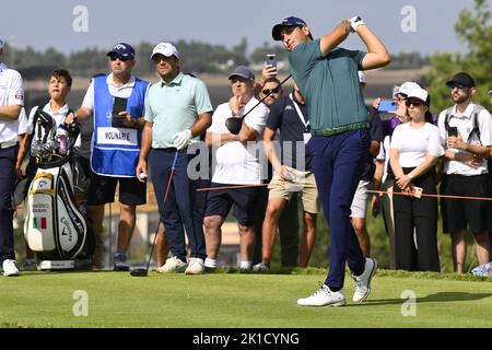 Roma, Italia. 17th set, 2022. Durante il DS Automobiles 79th Italian Golf Open al Marco Simone Golf Club il 17 settembre 2022 a Roma Credit: Independent Photo Agency/Alamy Live News Foto Stock